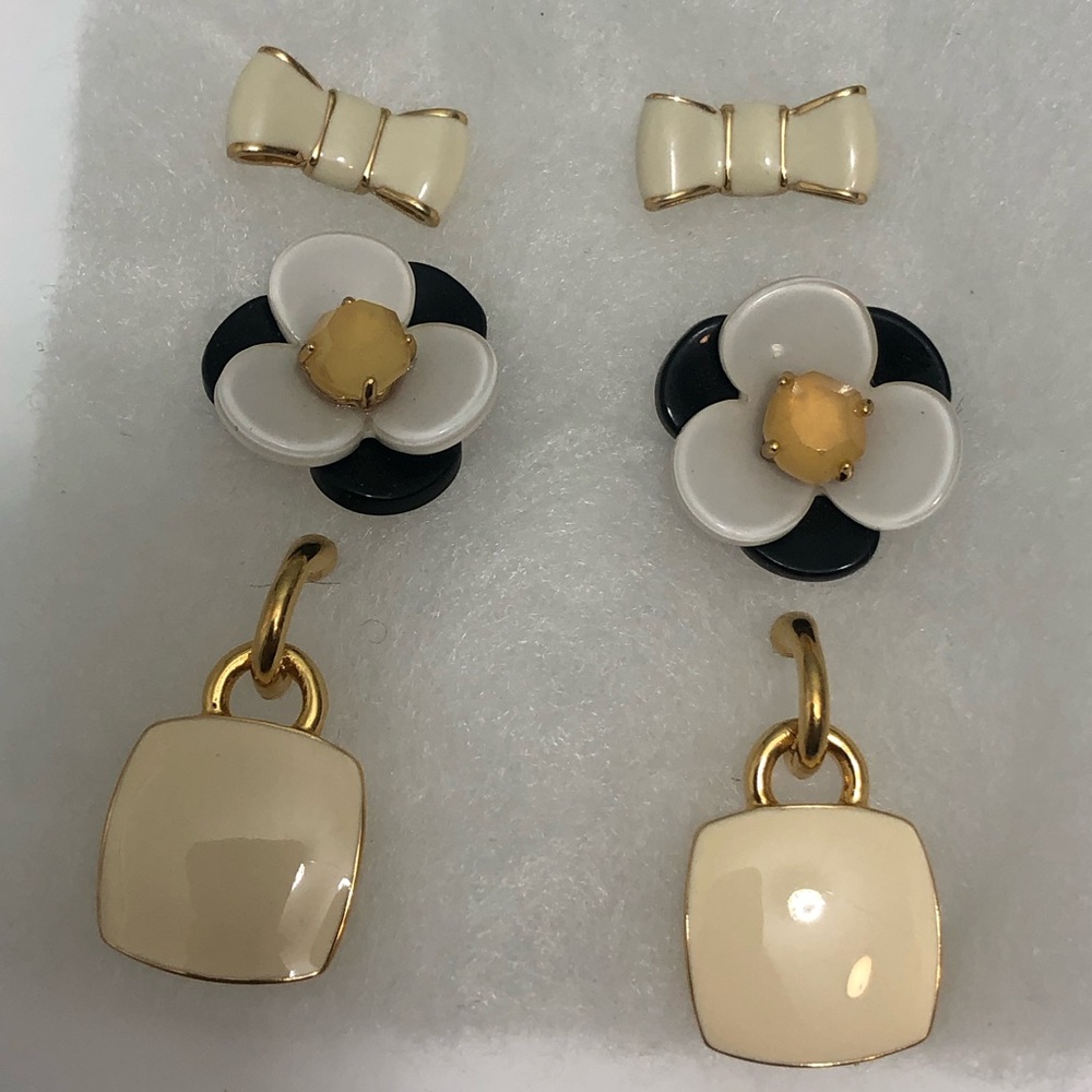 Kate Spade Monet arrings Lot of 3 Pairs - Picture 6 of 9